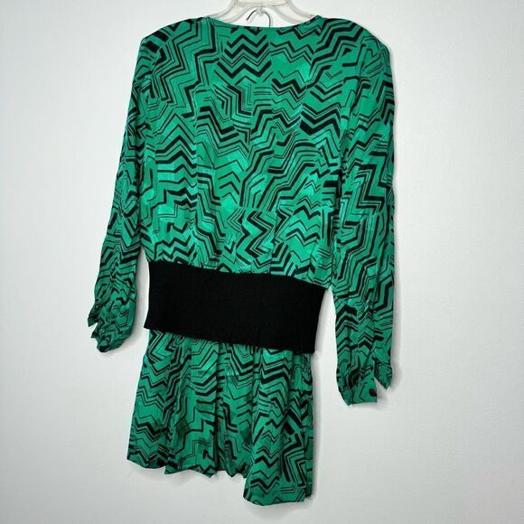 Vintage Neiman Marcus silk blouse and skirt set size 16 - Picture 2 of 8